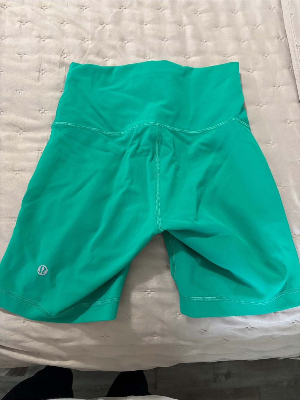 lululemon athletica High-Rise Teal Bike Shorts